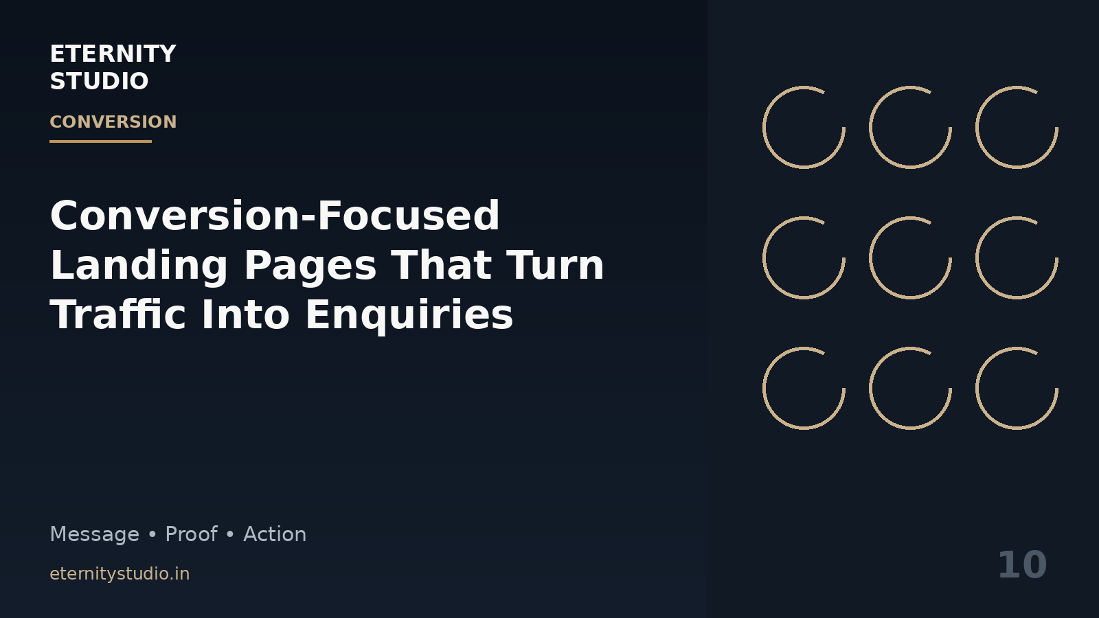 Conversion-Focused Landing Pages: How to Turn Campaign Traffic Into Enquiries
