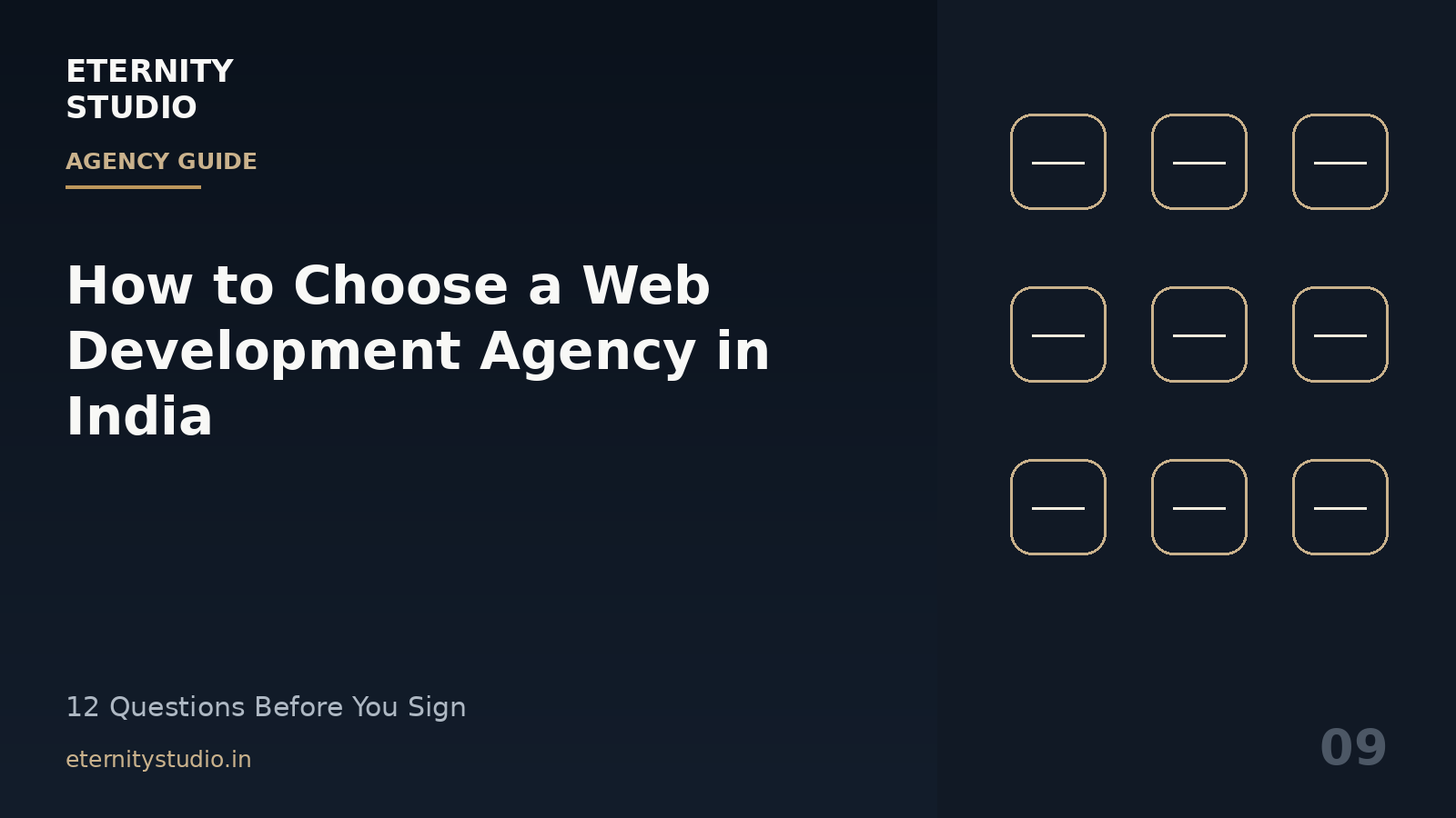 How to Choose a Web Development Agency in India: 12 Questions to Ask Before You Sign